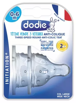 TETINE RONDE 0-6M SILICONE