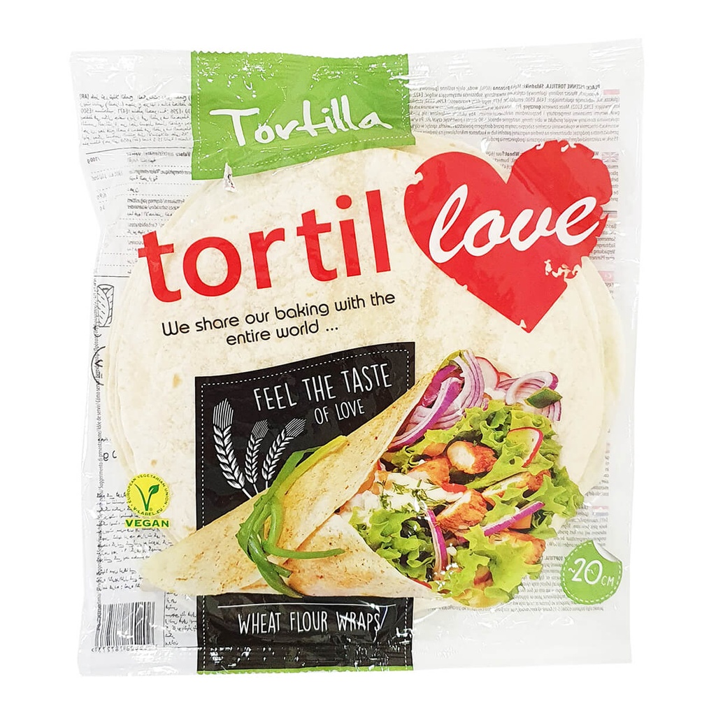 TORTILLA TORTI LOVE 20CMX18