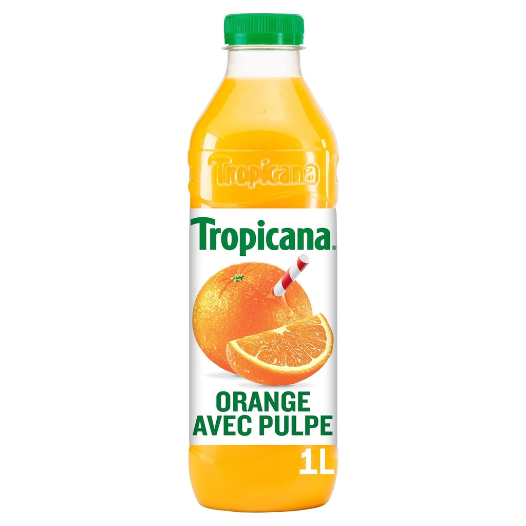 TROPICANA ORANGE AVEC PULPE 1L