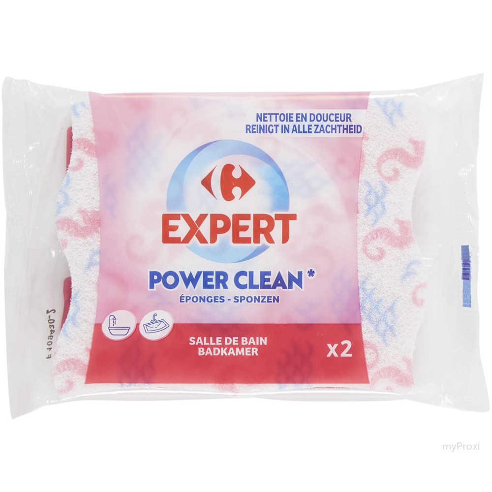 X2 EPONGE VEGT GRATT ROUGE CRF