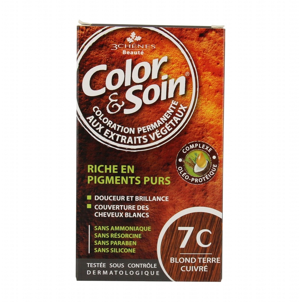 7C -  COLORATION BLOND TERRE CUIVRÉ