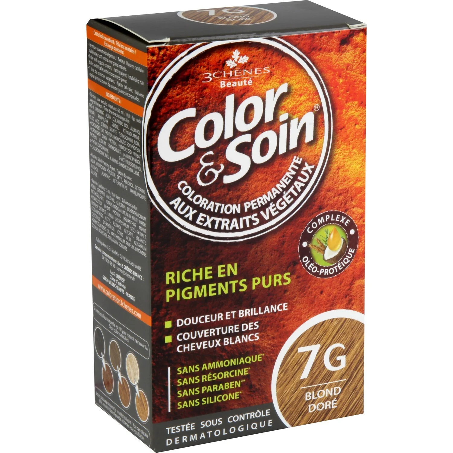 7G - COLORATION BLOND DORÉ