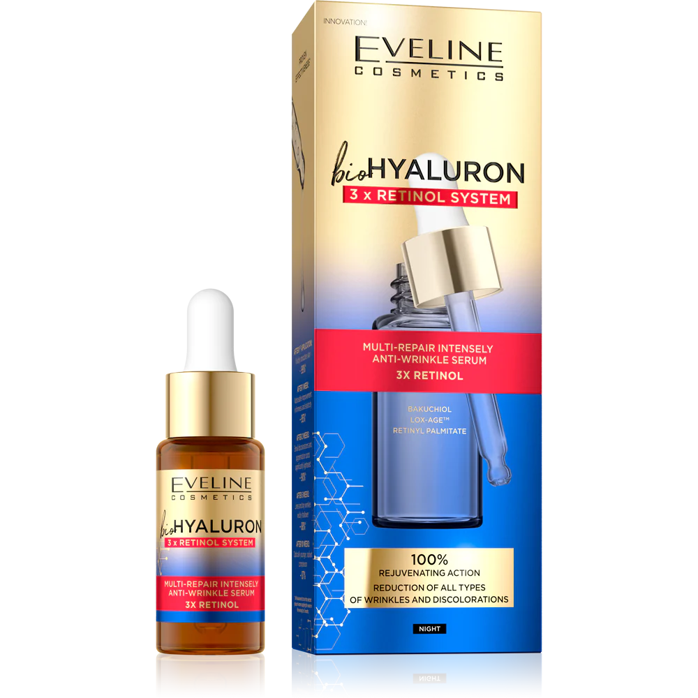 BioHyaluron 3 x Retinol multi-repair strongly anti-wrinkle serum