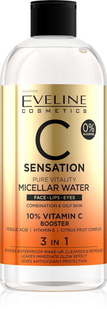 C SENSATION EAU MICELLAIRE PURE VITALITÉ 3EN1 400ML