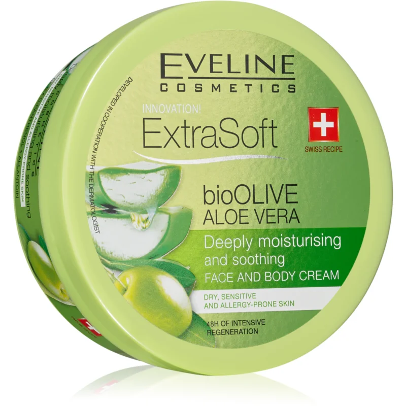 SOFT bio OLIVE ALOE VERA FACE BODY CREAM 175ML