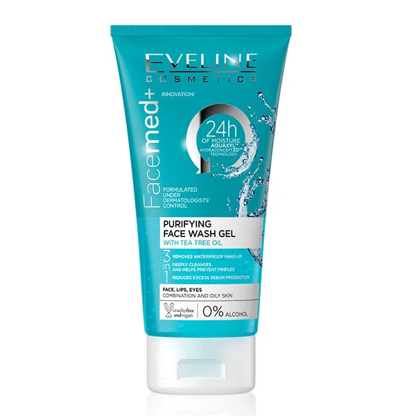 FACEMED+GEL LAVANT VISAGE PURIFIANT À L'HUILE D'ARBRE À THÉ 150ML