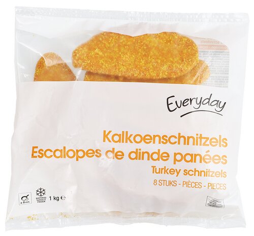 EVERYDAY escalope de dinde 8x125g