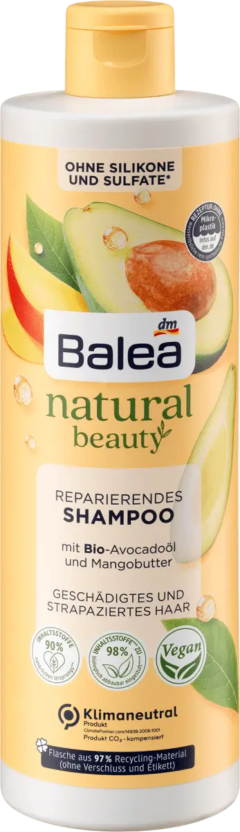 BALEA SHAMPOOING BEAUTÉ NATUREL BIO AVOCAT 400ML