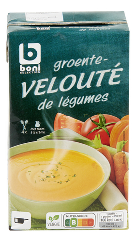 BONI velouté vegetable soup brick 1L