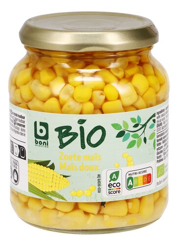 BONI BIO maïs doux 340g