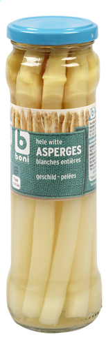 BONI white asparagus peeled 330g
