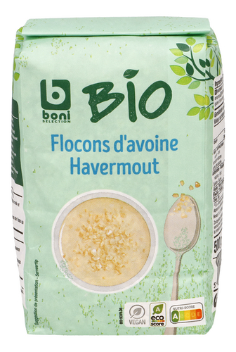BONI BIO flocons d'avoine 500g