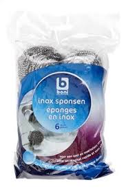 BONI éponges en inox 6pc