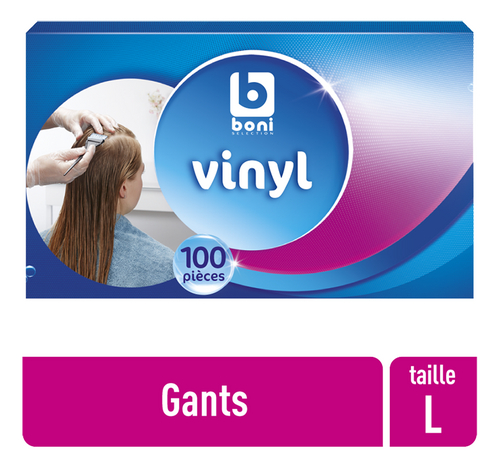 BONI GANTS VINYLE L 100PC