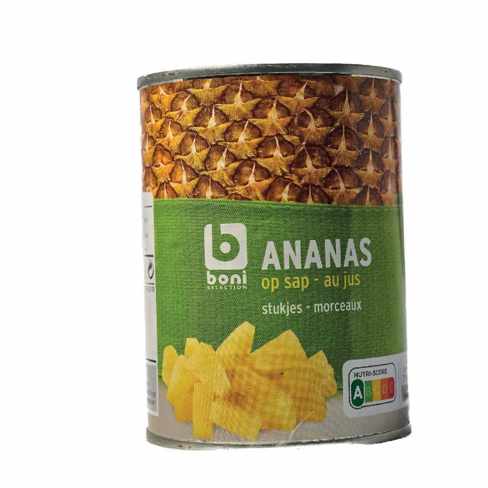 BONI ananas morceaux au jus cons. 567g