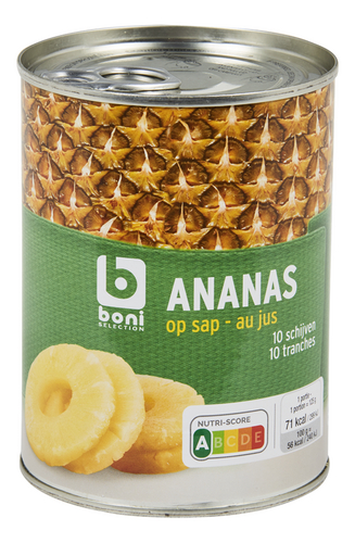 BONUS pineapple slices juice cons. 567g