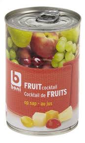 BONI fruit cocktail with juice 410g