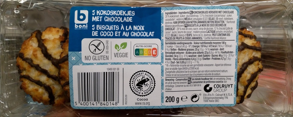 BONI coco chocolat sg 200g