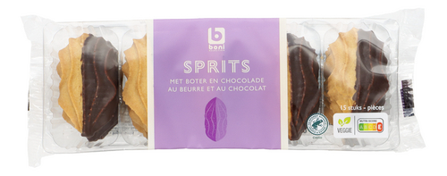 BONI Sprits beurre- chocolat 200g