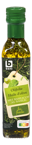 BONI huile d'olive au basilic 250ml