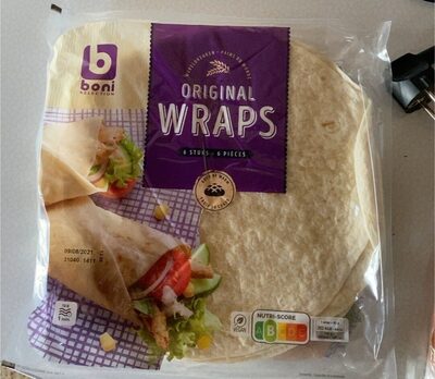 BONI wraps 6pc 370g