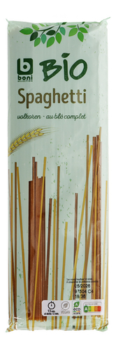 BONI BIO spaghetti complet 500g