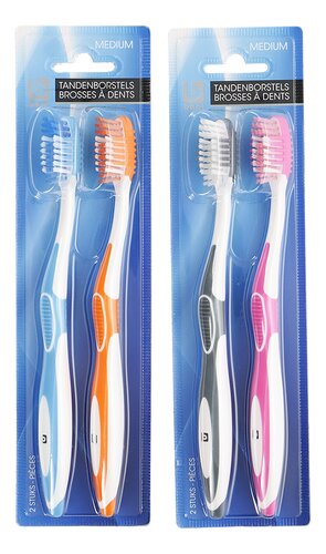 BONI BROSSE DENTS MEDIUM 2PC