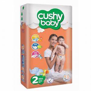 COUCHE CUSHY BABY N2 3-6KG 80PCS