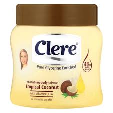 Clere Crème Corps Noix de Coco Tropicale 500 ml