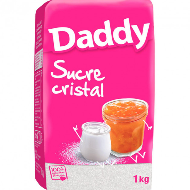 دادي سكر أبيض مبلور 1 كجم