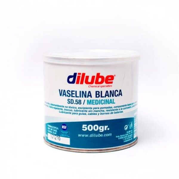 DILUBE VASELINE BLANCHE MÉDICINALE 500G