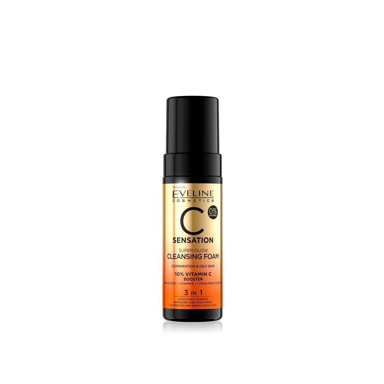 EVELINE C Sensation Mousse Lavante Visage 3en1 150 ml