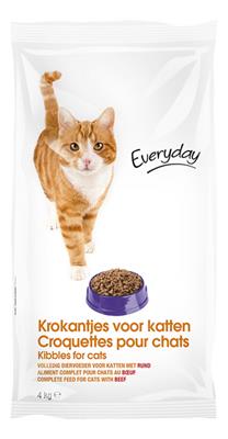EVERYDAY CHAT CROQUETTES BOEUF 4KG