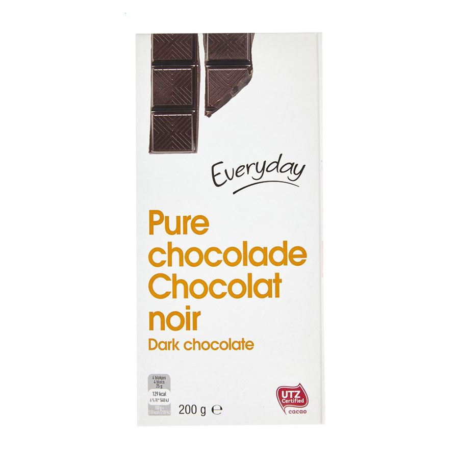 EVERYDAY chocolat noir 200g