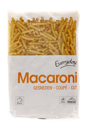 EVERYDAY macaroni coupé 500g