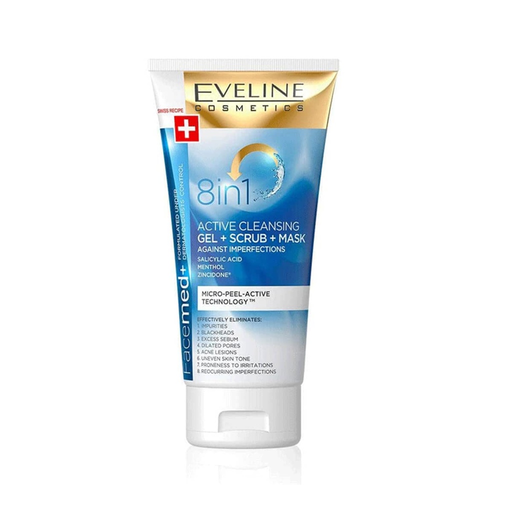 Eveline ACTIVE GEL SCRUB MASK 150ML