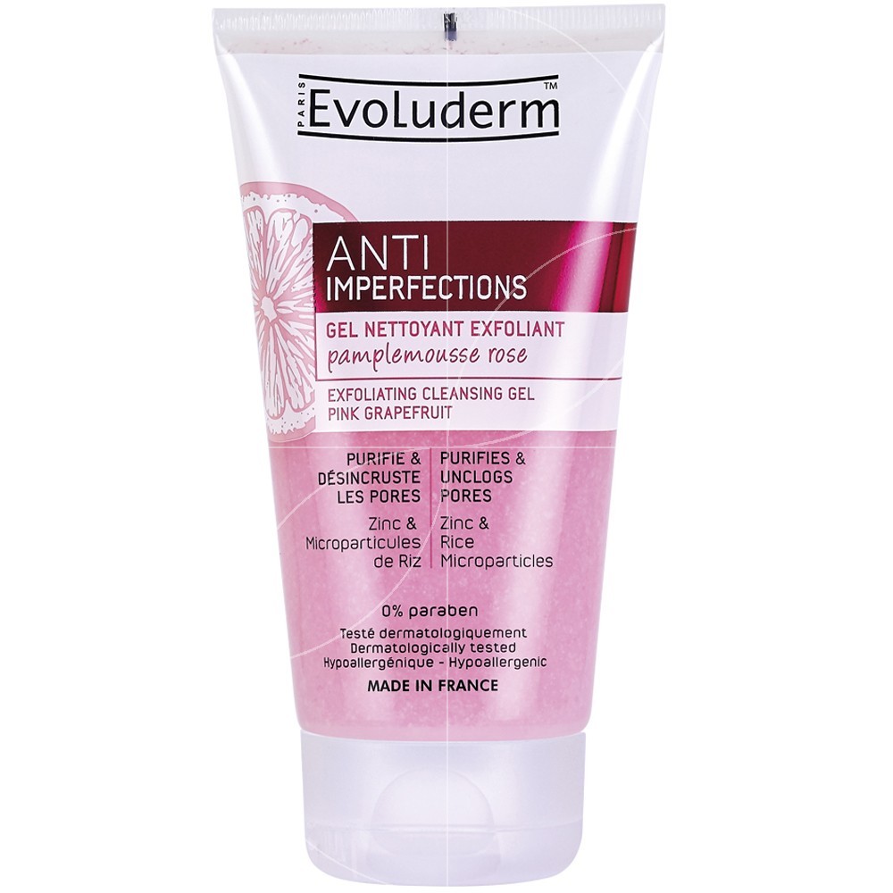 جل منظف ومقشر بالجريب فروت من 150 مل Evoluderm 