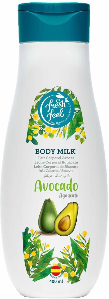 FRESH FEEL LAIT CORPS AVOCAT 400ML