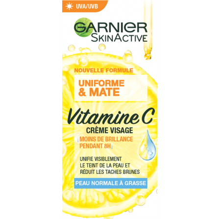 GARNIER CRÈME VISAGE PEAU VITAMINE C 40ML