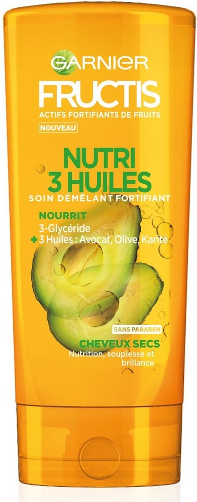 GARNIER Fructis après-shampooing 3 huiles 200ml