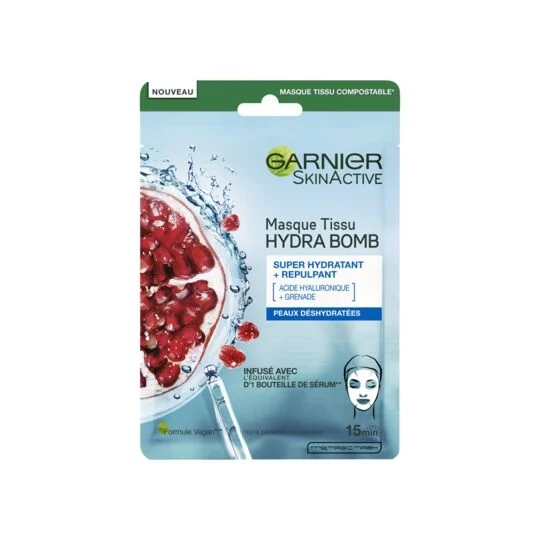 GARNIER Masque Visage Tissu Hydrabomb