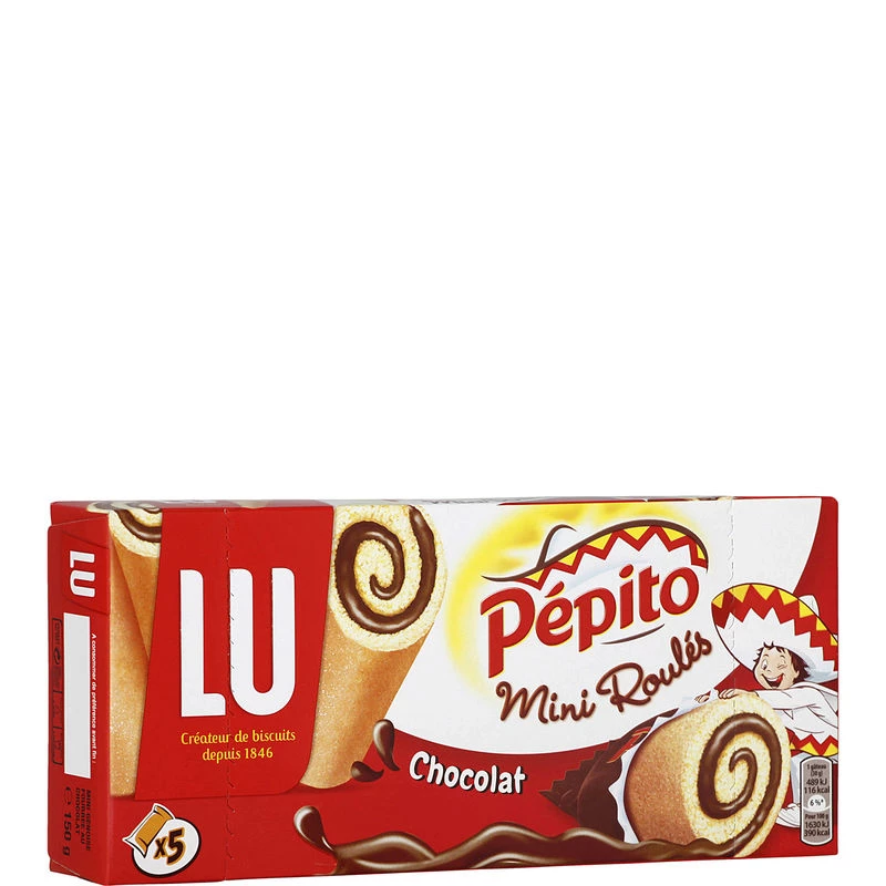 LU MINI ROULES CHOCOLAT 150g