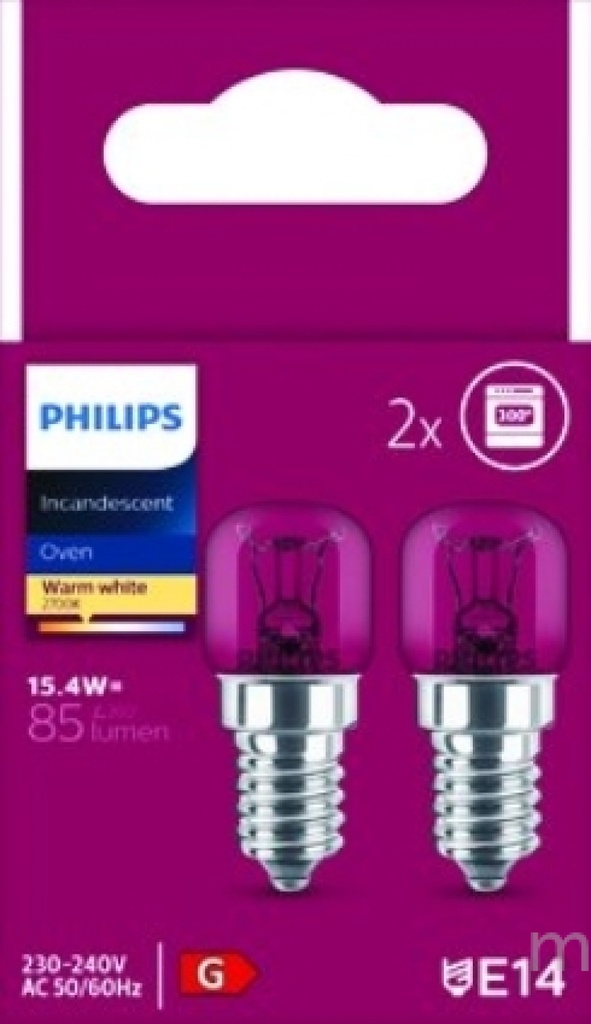 INCAN PHILIPS T22 15.4W E14 X2