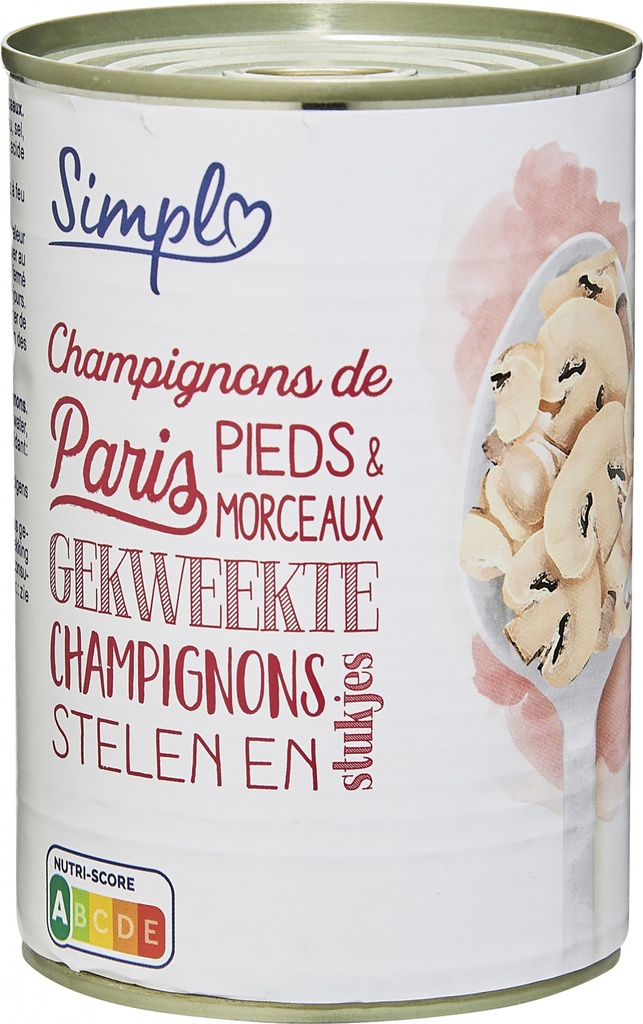 1/2 CHAMP PIED/MCX PP BLANC