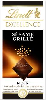 100G EXCELL.NOIR SESAME LINDT