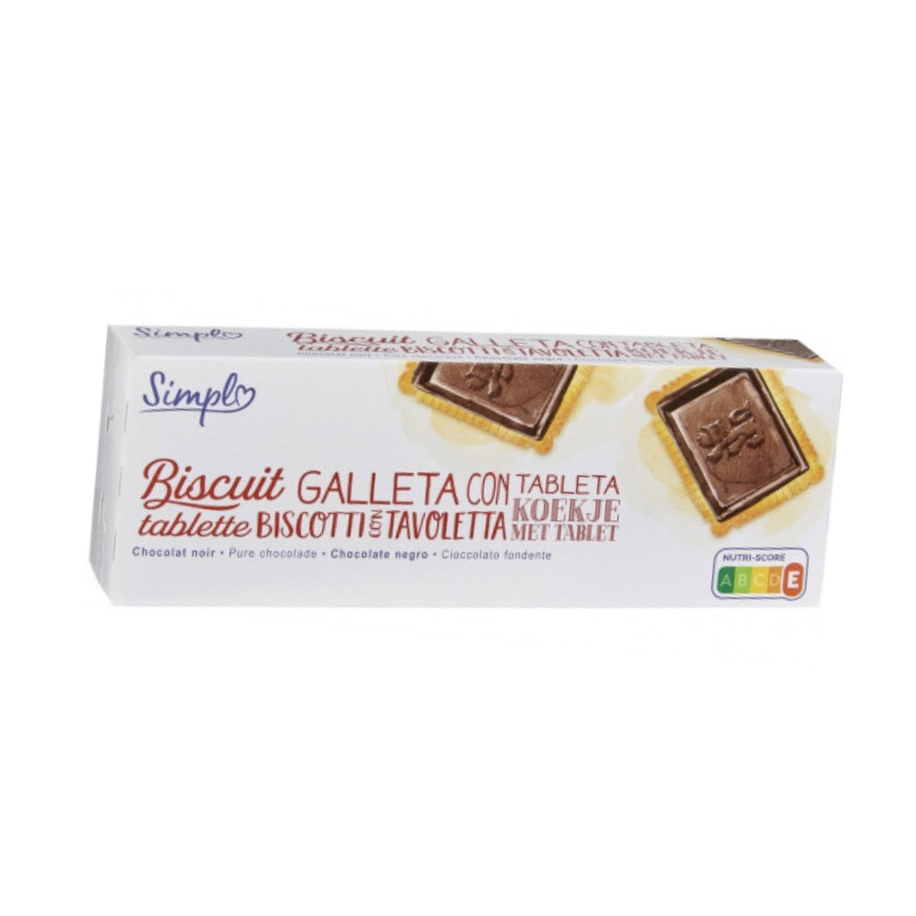150G BISC TAB CHOC NOIR PP BLA