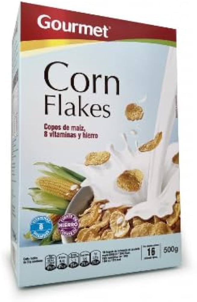GOURMET CORN FLAKES CEREALES 500G