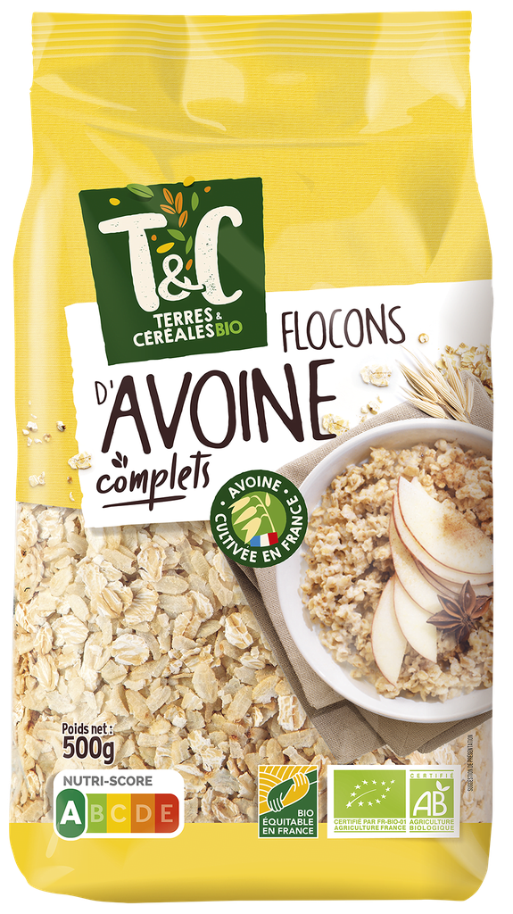 500G FLOCON AVOINE BIO TERRES