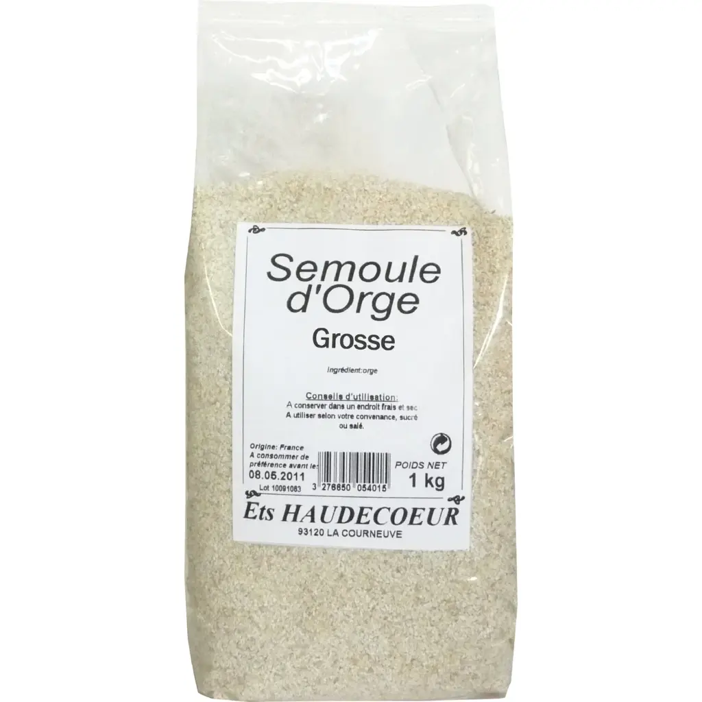 1KG SEMOULE ORGE GROS LEGUMOR