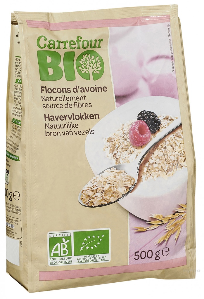 500G FLOCON AVOINE CRF BIO